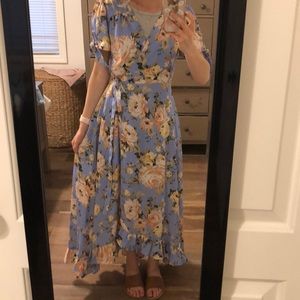 Floral Wrap Dress